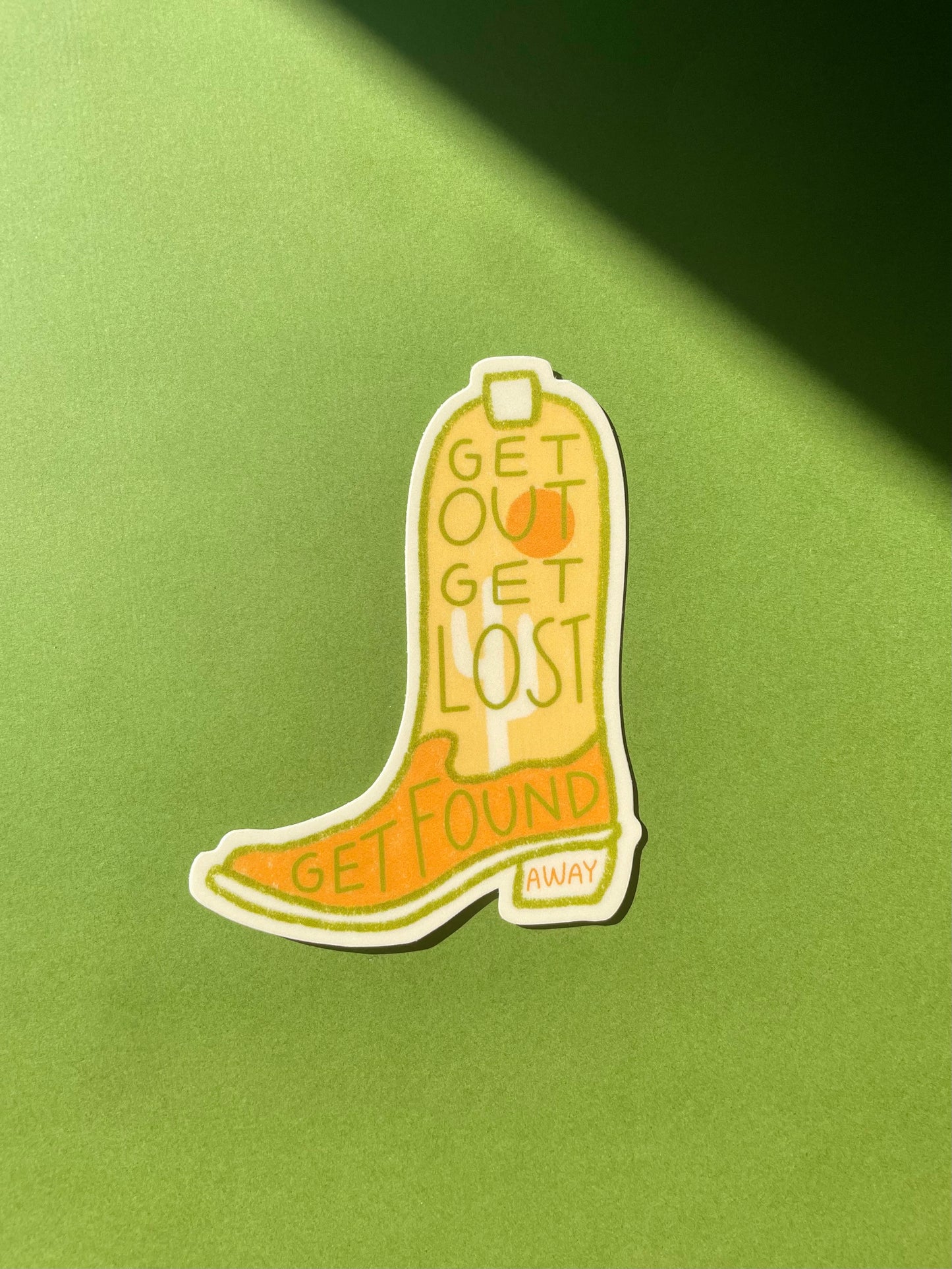 Get Out Sticker