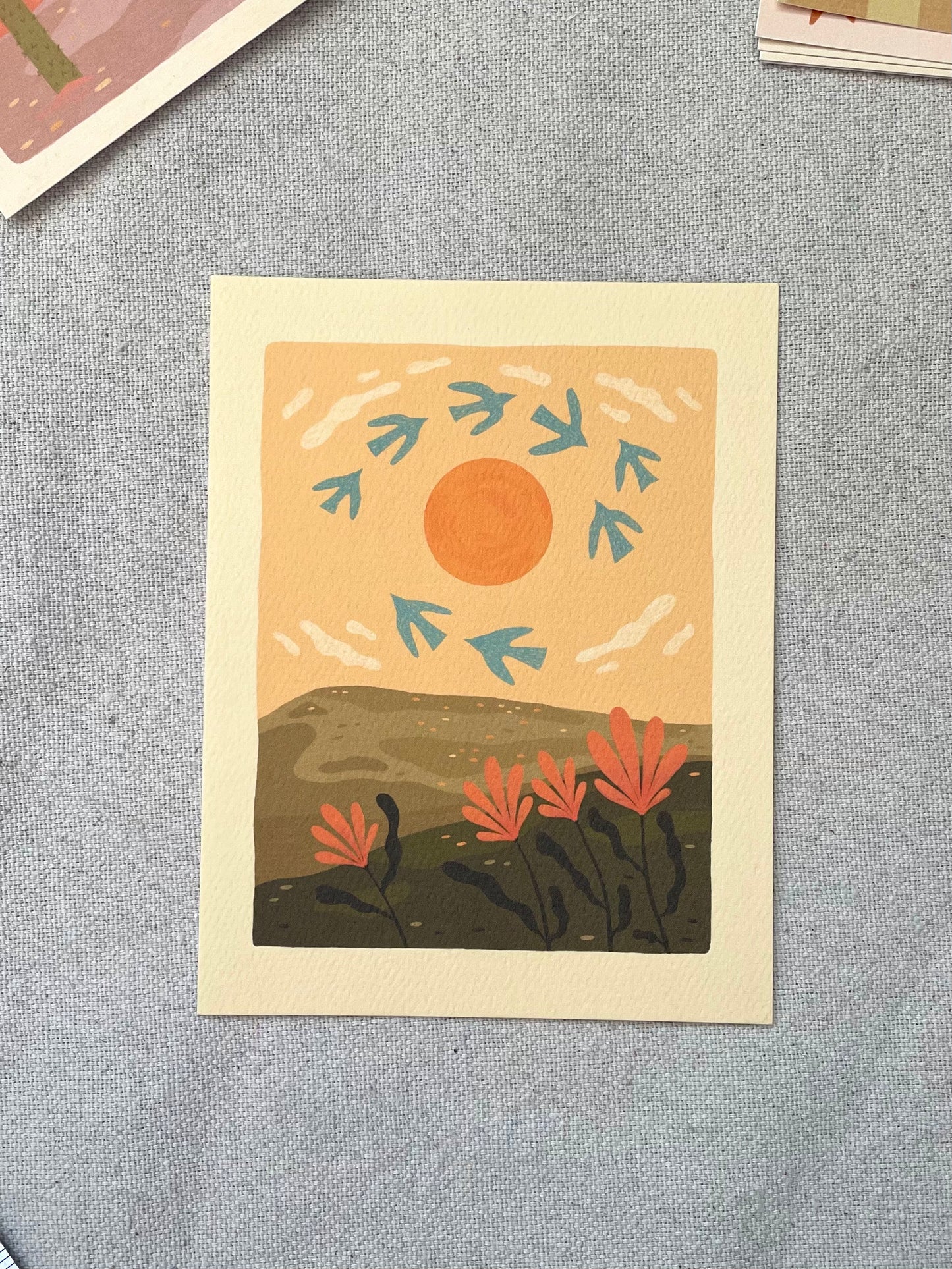 Dancing With The Sun Mini Print