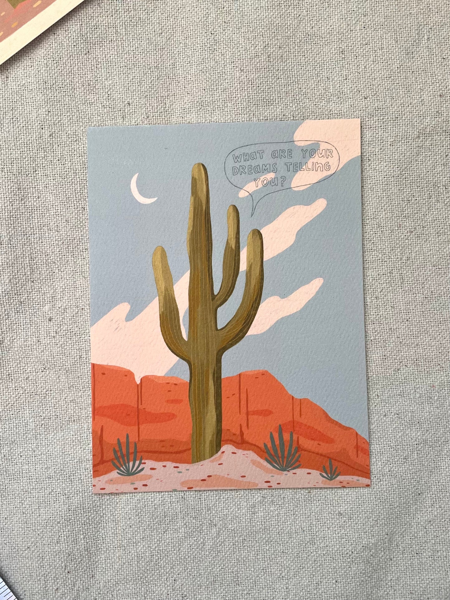 The Moon and I Mini Print