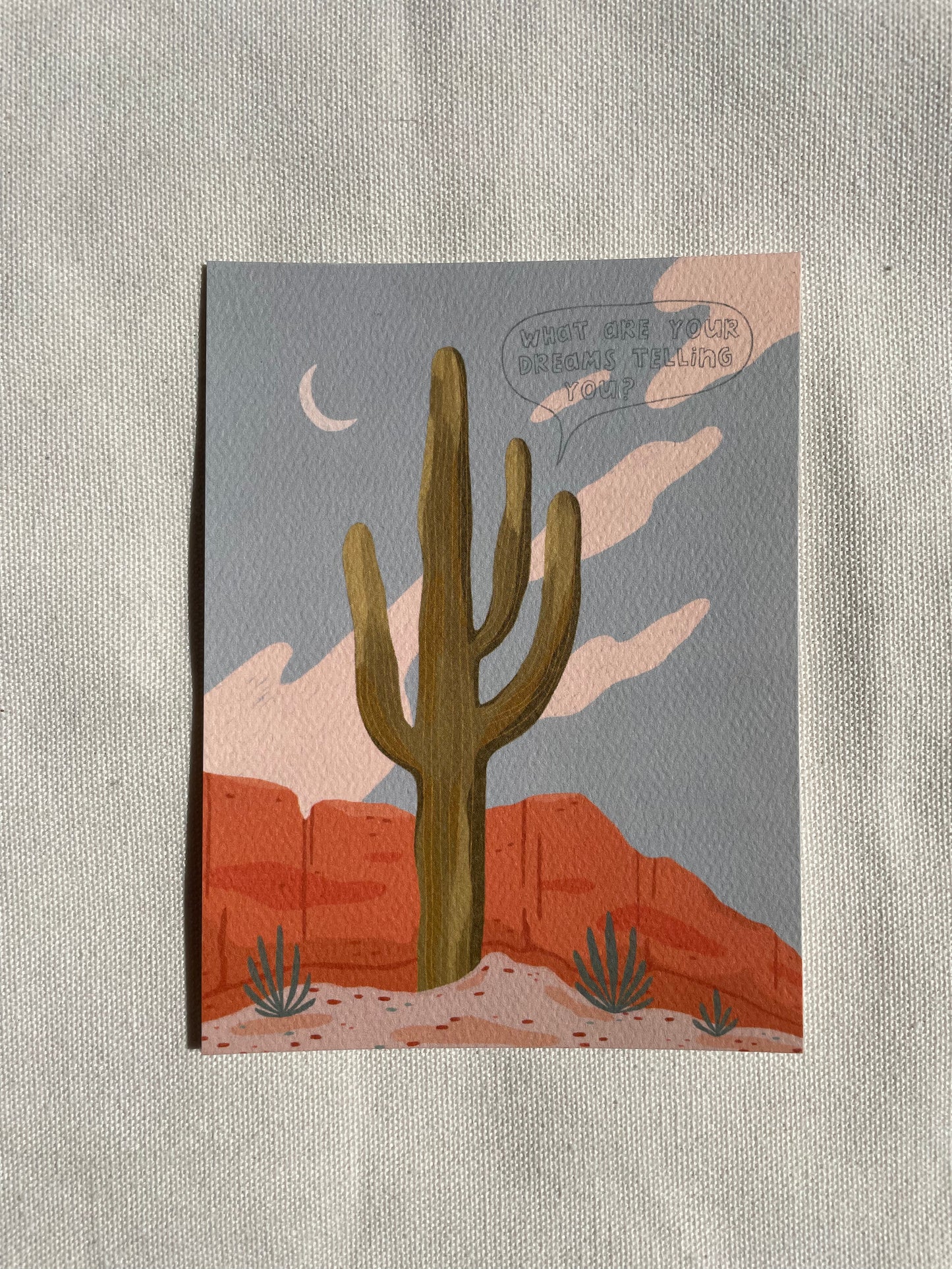The Moon and I Mini Print