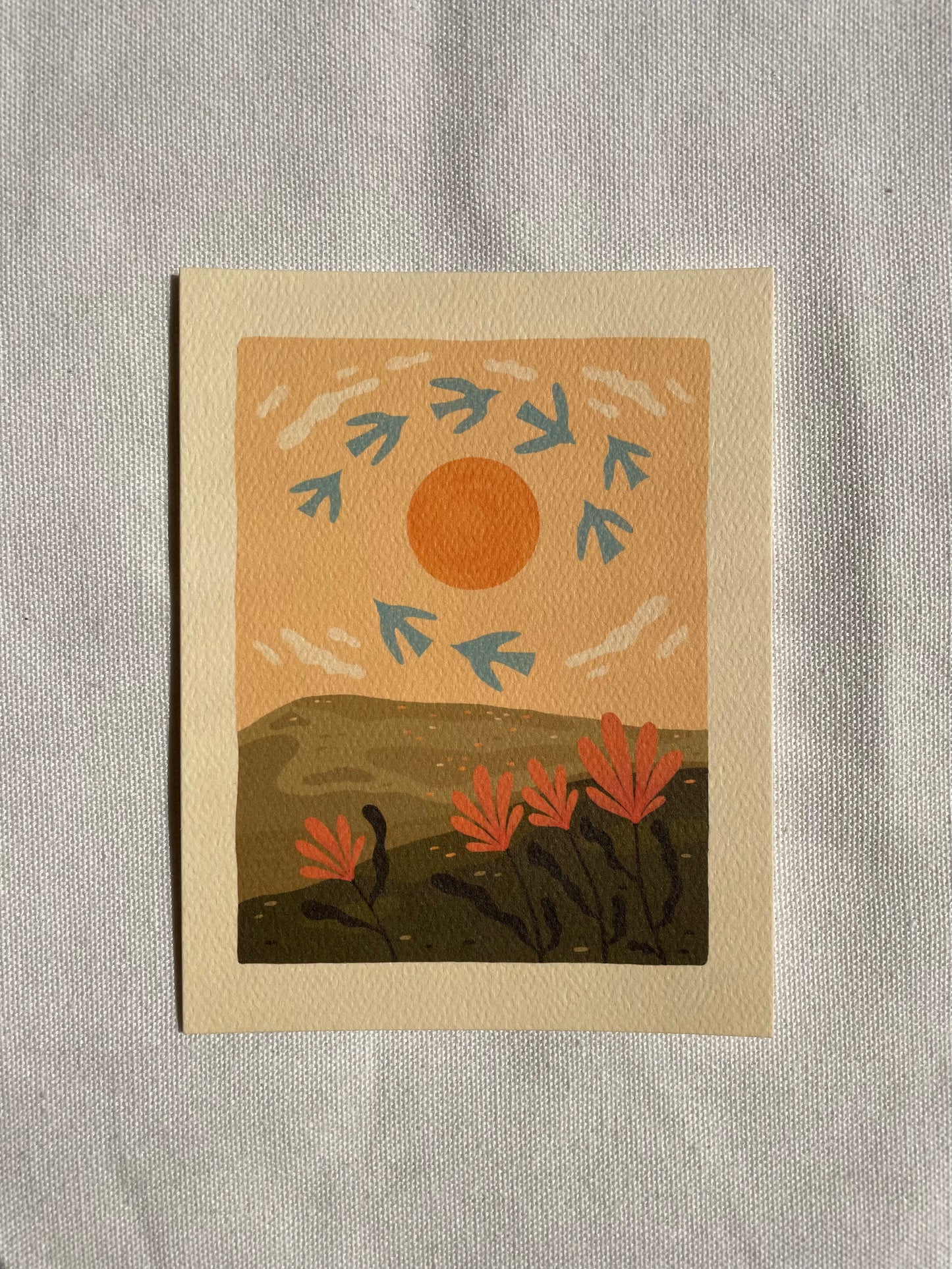 Dancing With The Sun Mini Print
