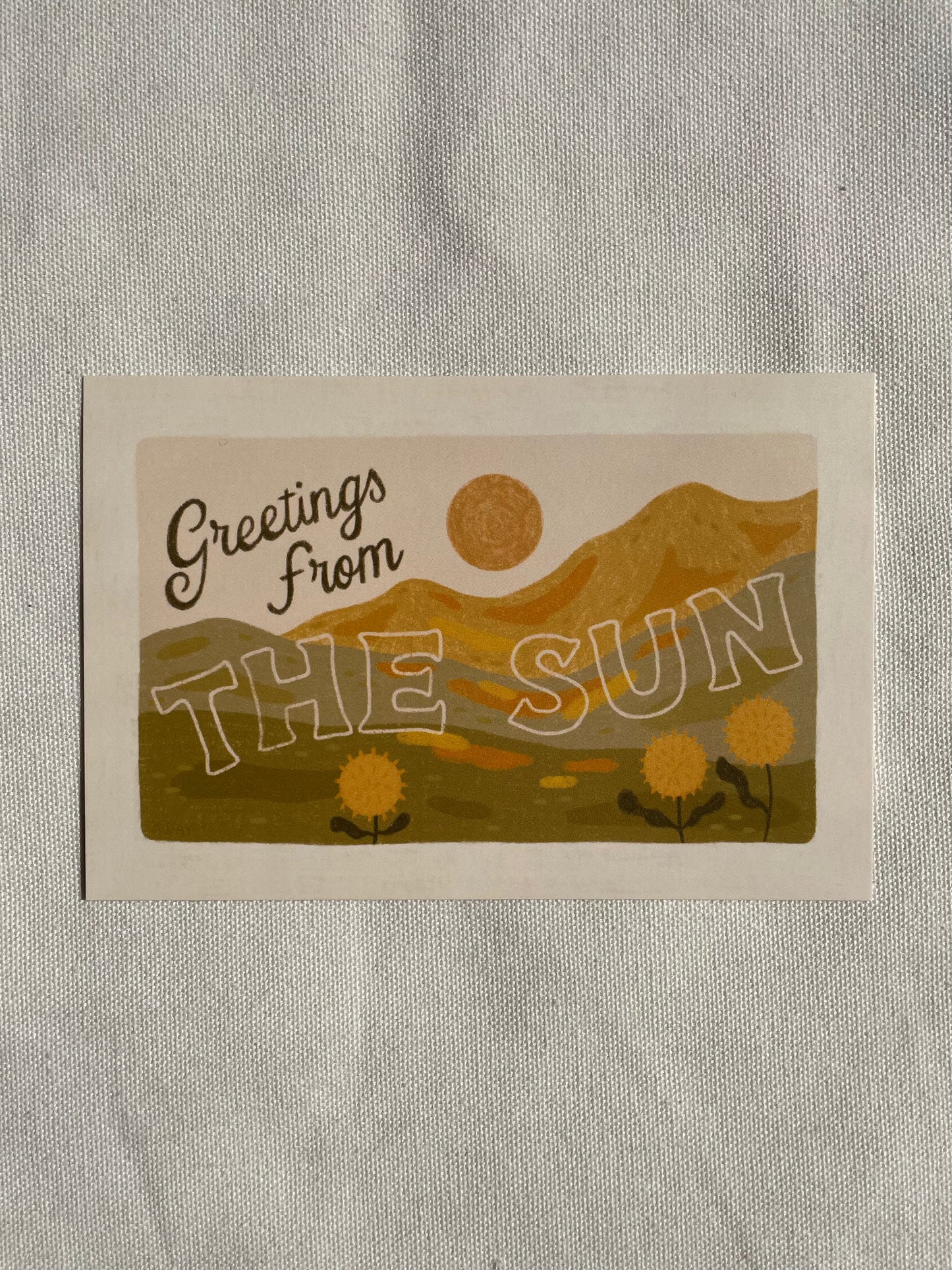 A Love Letter to the Sun Postcard