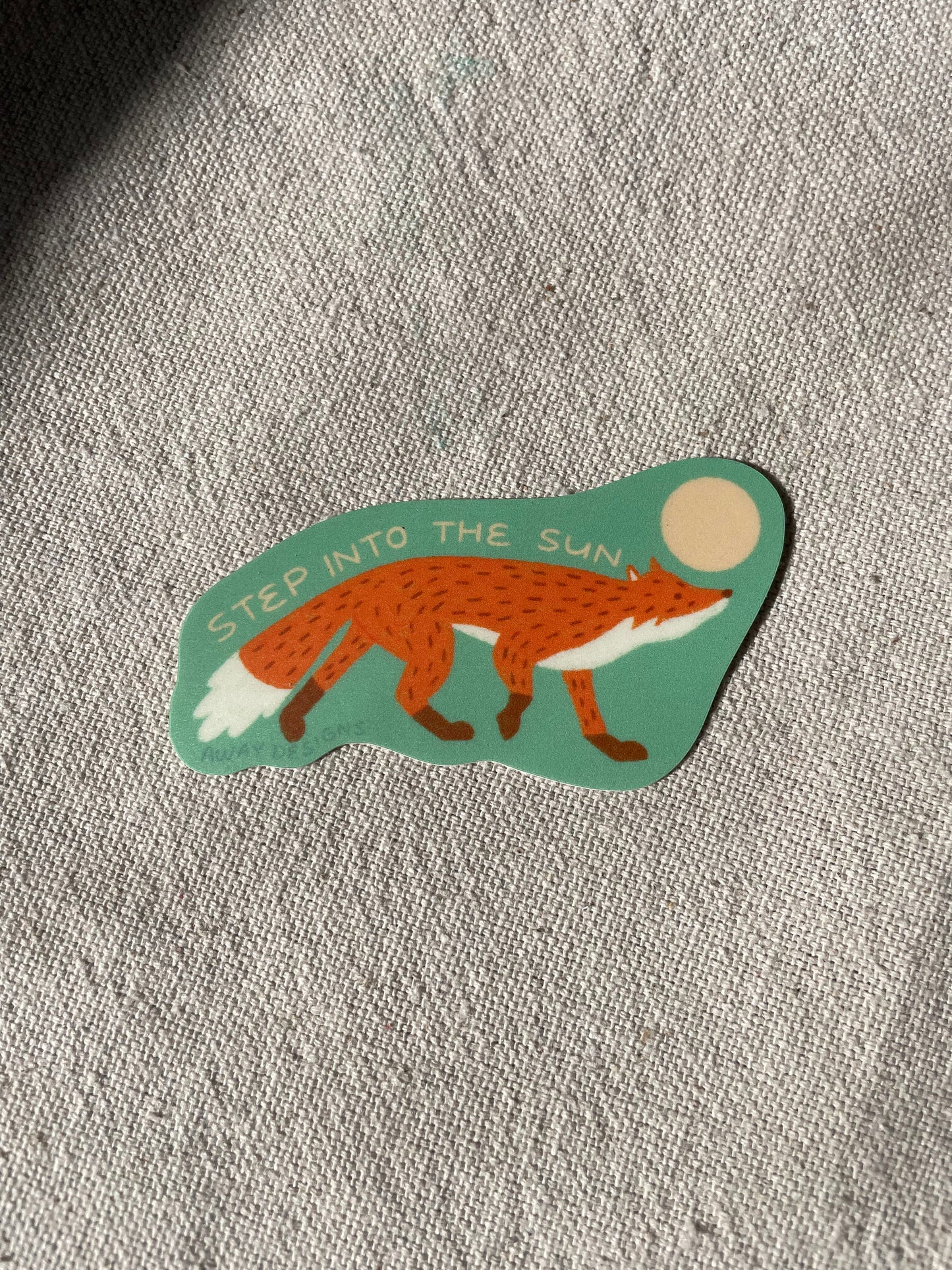 Step Into The Sun Fox Sticker