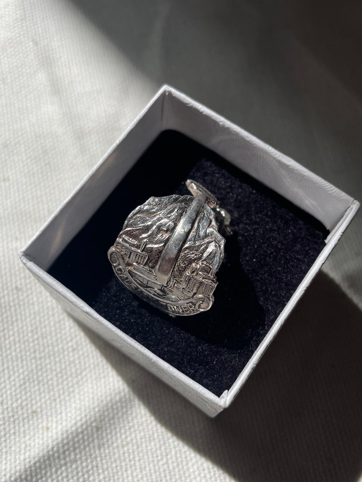 Calgary Tower Spoon Ring