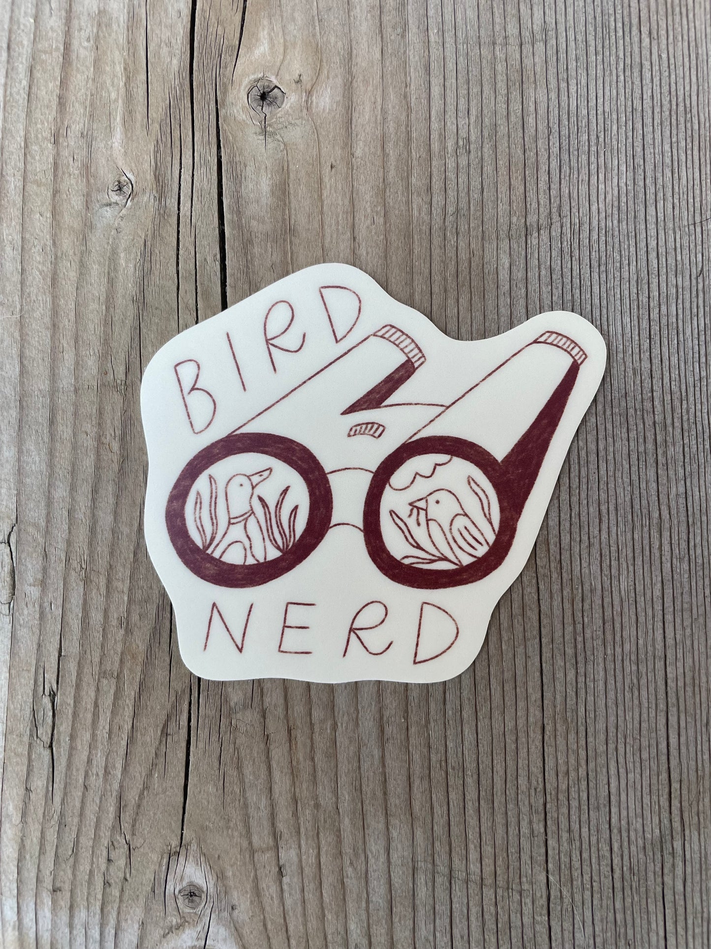 Bird Nerd Sticker