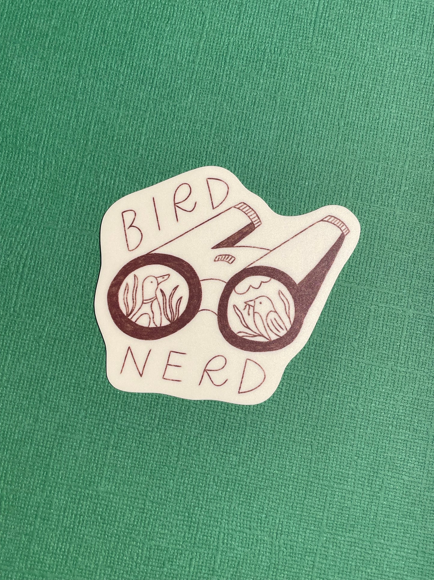 Bird Nerd Sticker
