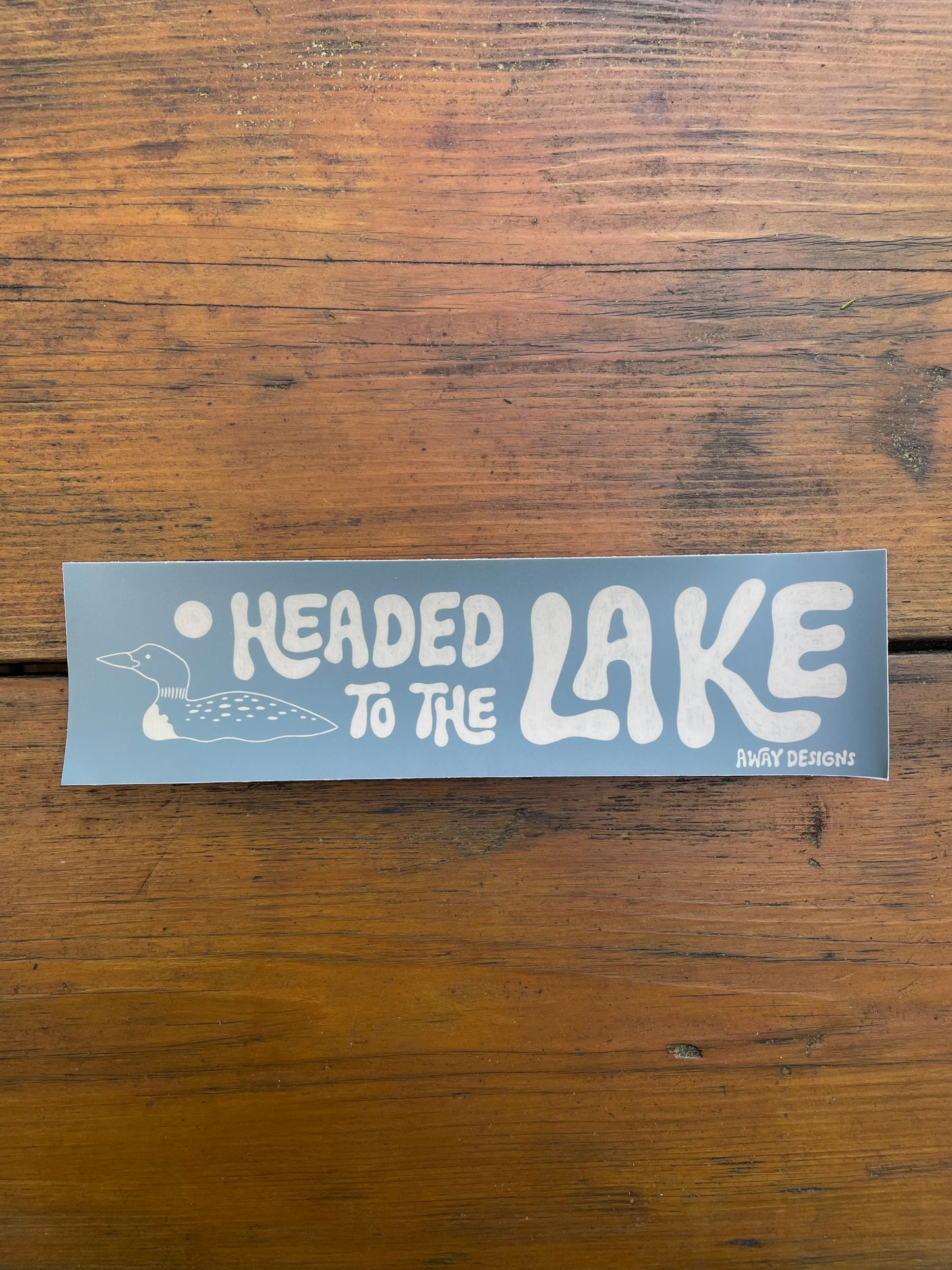 To The Lake Bumper Sticker