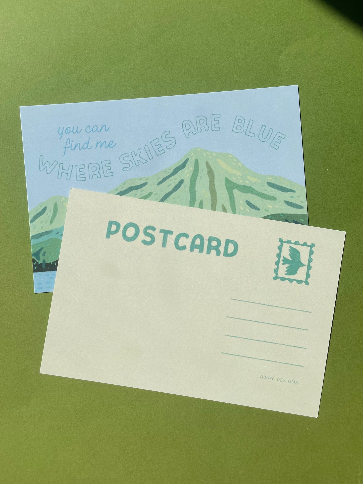 Blue Skies Postcard
