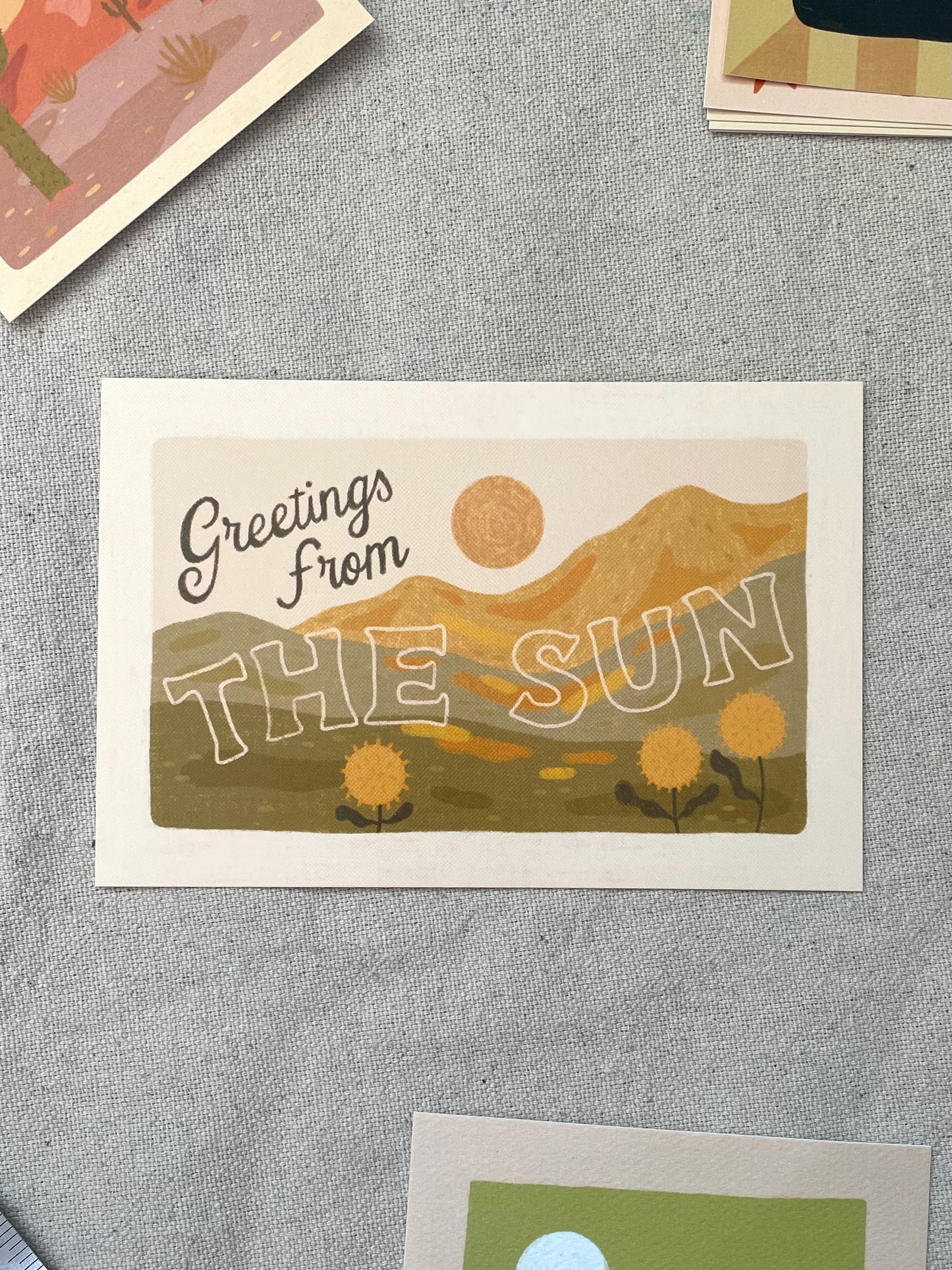 A Love Letter to the Sun Postcard