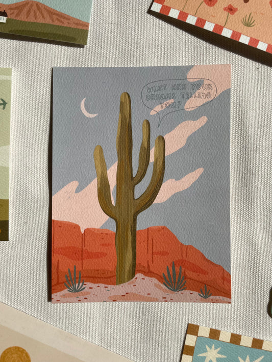 The Moon and I Mini Print
