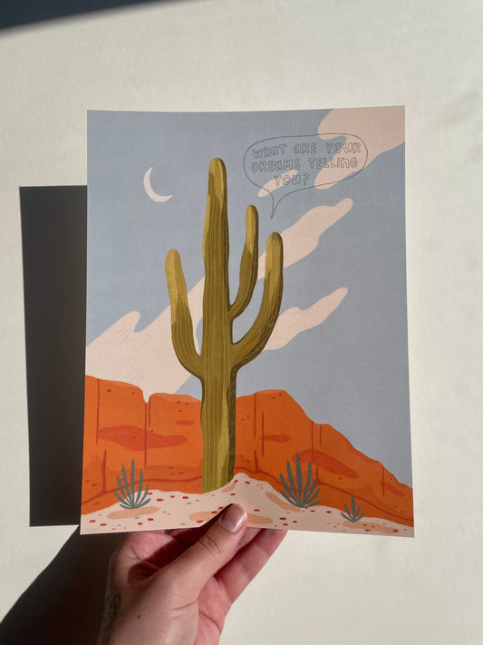 The Moon and I Print