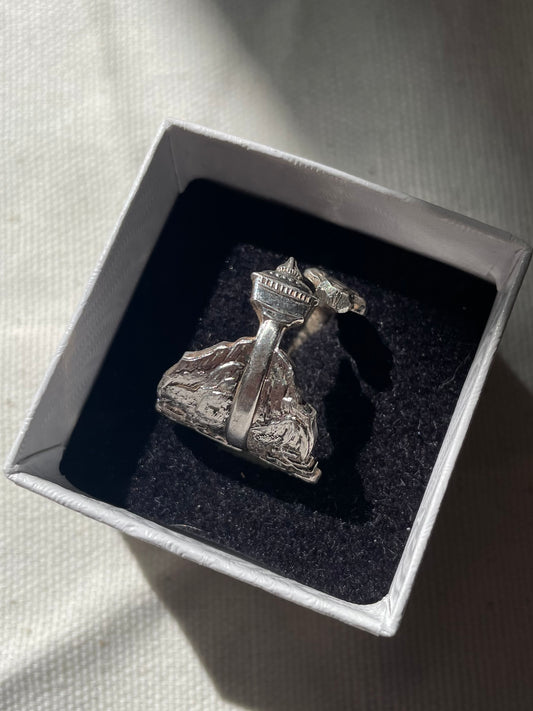 Calgary Tower Spoon Ring